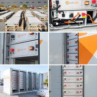 Conteneur de stockage d'énergie à refroidissement liquide Sunark 20 pieds 5 MWh BESS avec batterie LiFePO4 314 Ah pour projets de micro-réseaux électriques insulaires