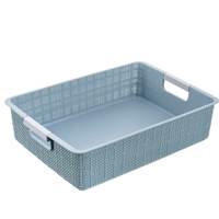 Panier de rangement en plastique PP écologique pour jouets de maternelle, organisateur de pièces pour la maison et l'entrepôt