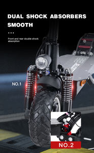 Adultos China 2400W plegable doble motor scooters eléctricos <span class=keywords><strong>dualtron</strong></span> Trueno - Product Image 5