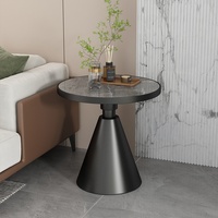 Leichter Luxus Moderner Einfacher Kleiner Couch tisch Skandi navis cher Stil Robuster Metalls chiefer marmor für den Heimgebrauch für Wohnzimmer ecke