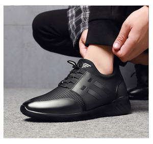 Zapatos de Vestir para Oficina de Piel Genuina para Hombre Nuevo Diseño Zapatos Casuales de Piel para Hombre Zapatos con Alzas para Aumentar Estatura - Product Image 2