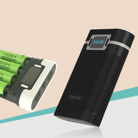 Boîtier amovible pour batterie 18650 10000mAh avec 2 écrans de sortie USB