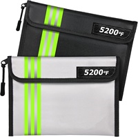 Sac de documents ignifuge de qualité supérieure, sac de sécurité ignifuge, fabrication sur mesure, sac à argent imperméable de haute qualité, pochette imperméable
