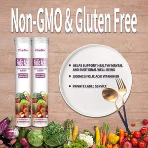 Suplemento efervescente para embarazadas, tabletas efervescentes de ácido fólico y vitamina efervescente - Product Image 2