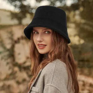 Hot Sale Professional Lower Price Wide Brim Fedora Hats 100% Wool Wide Brim Hat Fisherman Hats