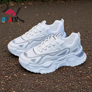 Zapatillas Deportivas Casuales Transpirables de Plataforma Gruesa para Mujer, Estilo Urbano, Versátiles, para Jóvenes y Adultas - Product Image 3