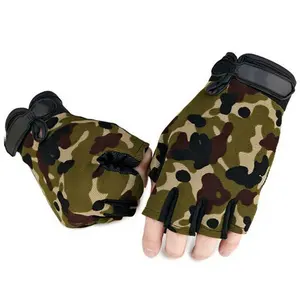 Manufacturers ventilated private label Camo custom design your own neoprene rubber gym weight lifting gloves with wrist support