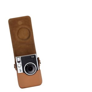 Sac en cuir pour appareil photo <span class=keywords><strong>instax</strong></span> Mini EVO, étui rétro en PU souple, sac de protection pour appareil photo, sac de voyage à la mode - Product Image 2