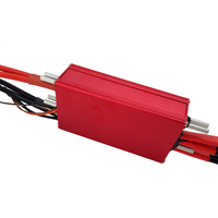 Contrôleur de vitesse électronique (ESC) Flier haute tension en aluminium refroidi par eau 16S 400A sans balais IP67 pour moteurs marins de bateaux, niveau expert, 26,88 kW, avec fonction marche arrière
