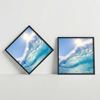 Écran LCD carré 22/33,2/44,9 pouces Full HD rétroéclairé par LED, tactile infrarouge/capacitif, revêtement anti-reflet AG, 2k/4k, 2.1, 8ms, pour affichage publicitaire