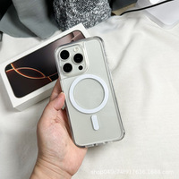 Coque de téléphone magnétique détachable et remplaçable, nouvelle mode, antichoc, protection intégrale, vente en gros, 2 en 1 TPU+PC pour iPhone