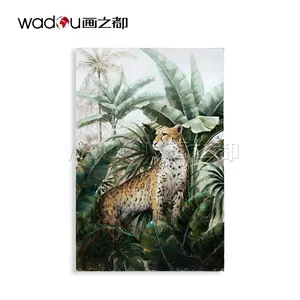 Custom Hand Paint Animal Oil Painting Nature Design Canvas Art and Wall Art For Living Room