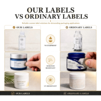 Étiquettes autocollantes holographiques personnalisées pour flacons de parfum, imprimées sur rouleau, finition mate, fabricant d'étiquettes cosmétiques