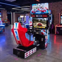Simulateur de course automobile commercial pour enfants, jeu d'arcade de conduite pour aire de jeux intérieure