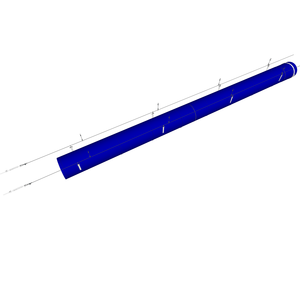 Ventilazione industriale Tessile a base di ductwork con cilindrica di tensionamento anelli - Product Image 4