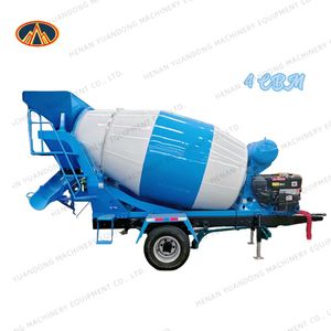 2CBM带液压提升功能的双轴混凝土搅拌罐拖车砂浆搅拌输送罐 - Product Image 1