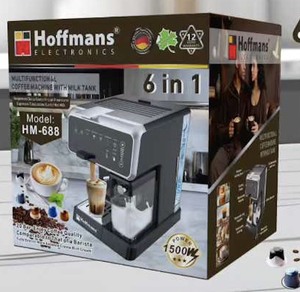 Machine à café multifonction 6-en-1 HM-688 avec fonction <span class=keywords><strong>latte</strong></span> à un bouton et extraction à 20 bars pour la distribution mondiale des amateurs de café - Product Image 4