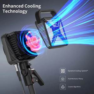 Luz LED COB ZHIYUN MOLUS G300 de 300W, overclockable a 500W, luces de video de 2700K-6500K, control por aplicación, iluminación para fotografía - Product Image 5