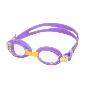 Çocuklar için kolay ayar yüzmek gözlük plastik klips yüzme gözlüğü sis gözlük çocuklar yüzmek gözlük