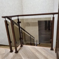 Poteau de garde-corps en verre sans cadre en acier inoxydable sur mesure pour escalier intérieur, balcon, couloir, terrasse, bord de piscine