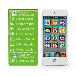 Juguete Musical Educativo de Plástico con Forma de Animales <span class=keywords><strong>en</strong></span> <span class=keywords><strong>Inglés</strong></span> para Niños, Simulación de Teléfono Inteligente, Máquina de Aprendizaje Temprano, Gran Venta - Product Image 2