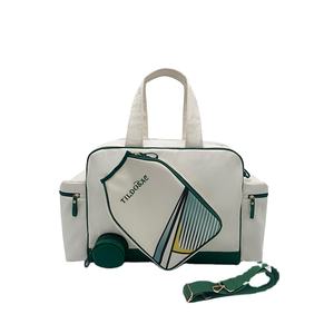 Bolso de mano Pickleball con forro de nailon impermeable de gran capacidad para mujer, bolso de hombro con espalda blanda, opciones de personalización, deportes Unisex - Product Image 1