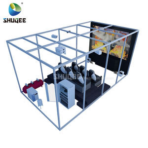 קל הכנסה גבוהה 7D 9D 12D בקתת קולנוע סימולטור טיסה תא טייס VR מכונת משחקי חשמלי כיסא - Product Image 2