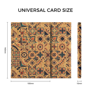 Eco sughero in pelle per famiglie da viaggio portafoglio Rfid porta passaporto logo personalizzato porta passaporto porta-carta porta-carta personalizzata - Product Image 2