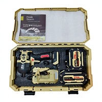 Ensemble d'outils électriques sans fil Fengbao 6 pièces, ensemble d'outils combinés sans fil 21V avec meuleuse d'angle, perceuse à percussion, clé à chocs