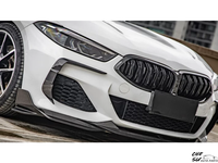 Kit de carrosserie aileron avant en fibre de carbone sèche 3K de haute qualité, nouveau style amélioré, pour BMW Série 8