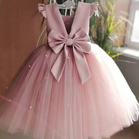Kleinkind Mädchen Kleider Kinder Elegante Prinzessin Party Tüll Weihnachtskostüm Kinder Geburtstag Hochzeit Rückenfreie Kleidung