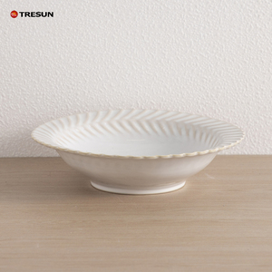 Service de table en céramique de haute qualité, écologique, moderne et luxueux, style nordique, créatif, blanc, passe au lave-vaisselle, durable - Product Image 4