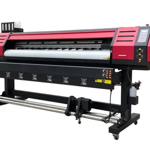 Ticaret garantisi yazıcı 1.6m/1.8m/2.5m/3.2m mürekkepli plotter baskı için geniş formatlı eko eko-solvent yazıcı