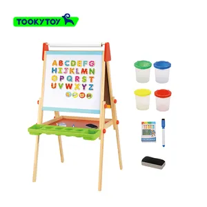 Standing Easel Wooden Educational Toy 2022 New Toys Standing Easel Wooden Educational Toy For Kids Learning And Drawing