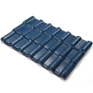 Vente en gros usine de tôles de toiture ondulées en ASA <span class=keywords><strong>PVC</strong></span>, étanches, anti-UV, en résine synthétique, pour usage extérieur (temples, entrepôts) - Product Image 1