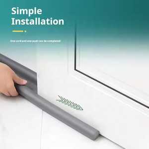 Protection anti-poussière contre les courants d'air <span class=keywords><strong>Isolation</strong></span> phonique Installation rapide Mousse anti-poussière anti-insectes Garde la chaleur Bande d'étanchéité du fond de la <span class=keywords><strong>porte</strong></span> - Product Image 4