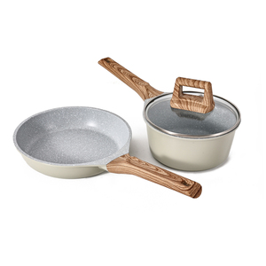 Accessoires de cuisine de meilleure qualité Ustensiles de cuisine antiadhésifs Poêle à frire à revêtement en marbre - Product Image 2