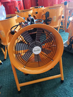 Ventilateur industriel mobile électrique CTF4-2 400mm 220V 380V 415V pour espaces confinés, ventilateur axial à poussée manuelle
