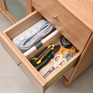 Séparateurs <span class=keywords><strong>de</strong></span> tiroir extensibles et ajustables en plastique blanc pour vêtements, sous-vêtements et cuisine - Product Image 6