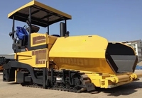 Equipo de Construcción de Carreteras, Pavimentadora de Asfalto y Concreto de 9 Metros de Ancho, Modelo CLG509A, con Precio de Fábrica