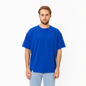 T-shirt de football en jersey uni pour homme, polyester/coton, respirant, vêtements de sport, entraînement athlétique, manches courtes, coupe régulière, taille moyenne - Product Image 6