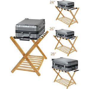 Tùy chỉnh đa chức năng có thể gập lại tre hành lý giá, tre tự nhiên Vali lưu trữ - Product Image 3