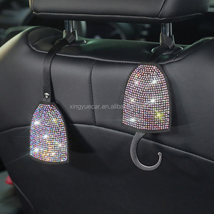 กระเป๋ารถซ่อน Headrest Hanger คลิปช้อปปิ้งกระเป๋าอุปกรณ์เสริม Coat เพชร Rhinestone Bling ที่นั่งรถ Hook - Product Image 4
