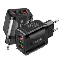 Adaptateur de voyage universel 5V 2.4A Donble USB chargeur intelligent de téléphone portable pour iPhone tablette 2 Port Usb chargeur mural US/UK/EU