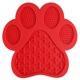 Tapis de léchage Kinghon en silicone en forme de patte, étanche, pour chiens et chats, distributeur lent avec ventouses pour soulager l'anxiété et favoriser une digestion saine – Amour