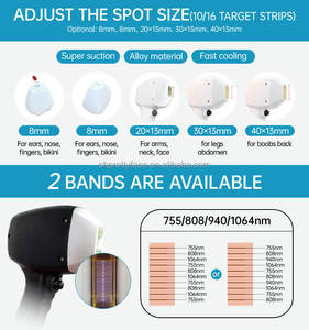 2000W Laser di bellezza macchina Laser di bellezza alta Laser tatuaggio macchina di depilazione Laser a diodi 3 onde (808 755 1064nm) - Product Image 3