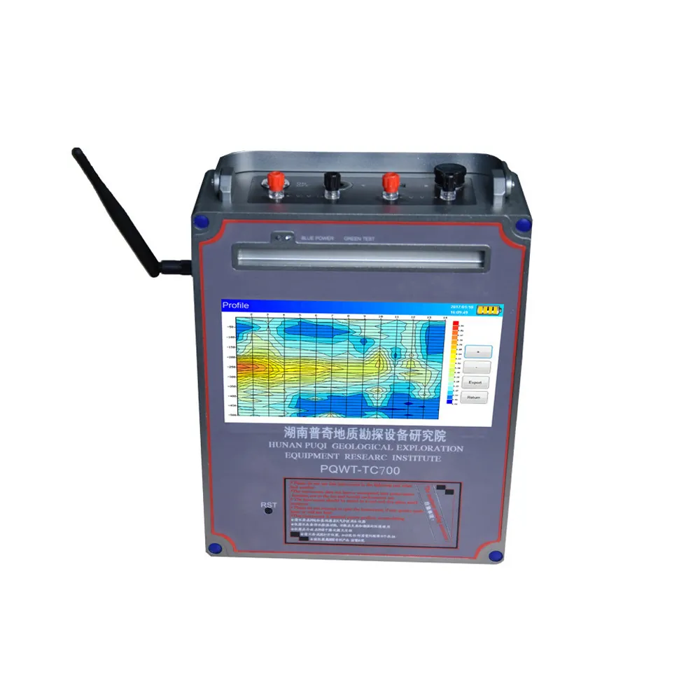Detector de água e detector mineral geológico, instrumento de pesquisa de eletrodos e detector de água subterrânea