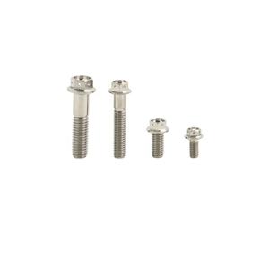 उच्च शक्ति कस्टम M8 हेक्स <span class=keywords><strong>GR5</strong></span> Ti-6al-4v बोल्ट शिकंजा फास्टनरों टाइटेनियम निकला हुआ किनारा बोल्ट - Product Image 5