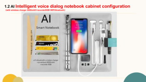 สมุดบันทึกแบบเป็นมิตรกับสิ่งแวดล้อมพร้อม<span class=keywords><strong>ที่</strong></span>ชาร์จไร้สาย สมุดบันทึก A5 ปกไม้ก๊อก สมุดแพลนเนอร์ สมุดไดอารี่ พร้อมระบบชาร์จไร้สาย - Product Image 4