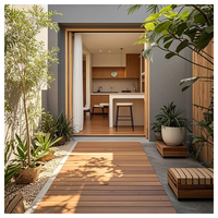 Apolloxy Bois Plastique Composites Durable Étanche Pvc Plancher Extérieur Decking Plancher Extérieur Pvc Plancher
